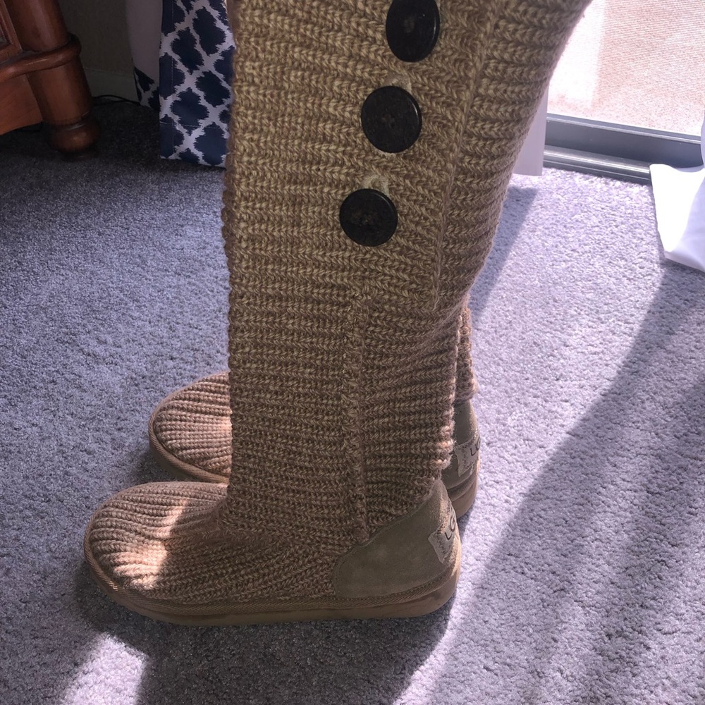 UGG tall Sweater boots - tan